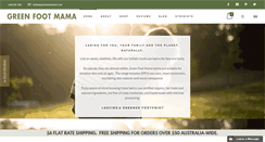 Desktop Screenshot of greenfootmama.com