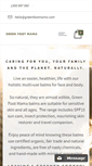 Mobile Screenshot of greenfootmama.com